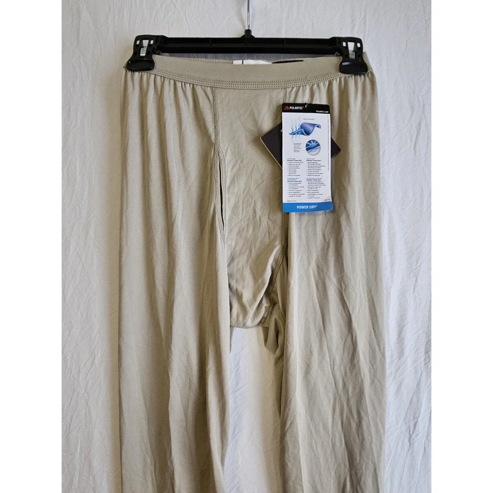 US Army Drawers Mens Small Tan ECWCS Gen III Level 1 Polartec Power Dry Leggings